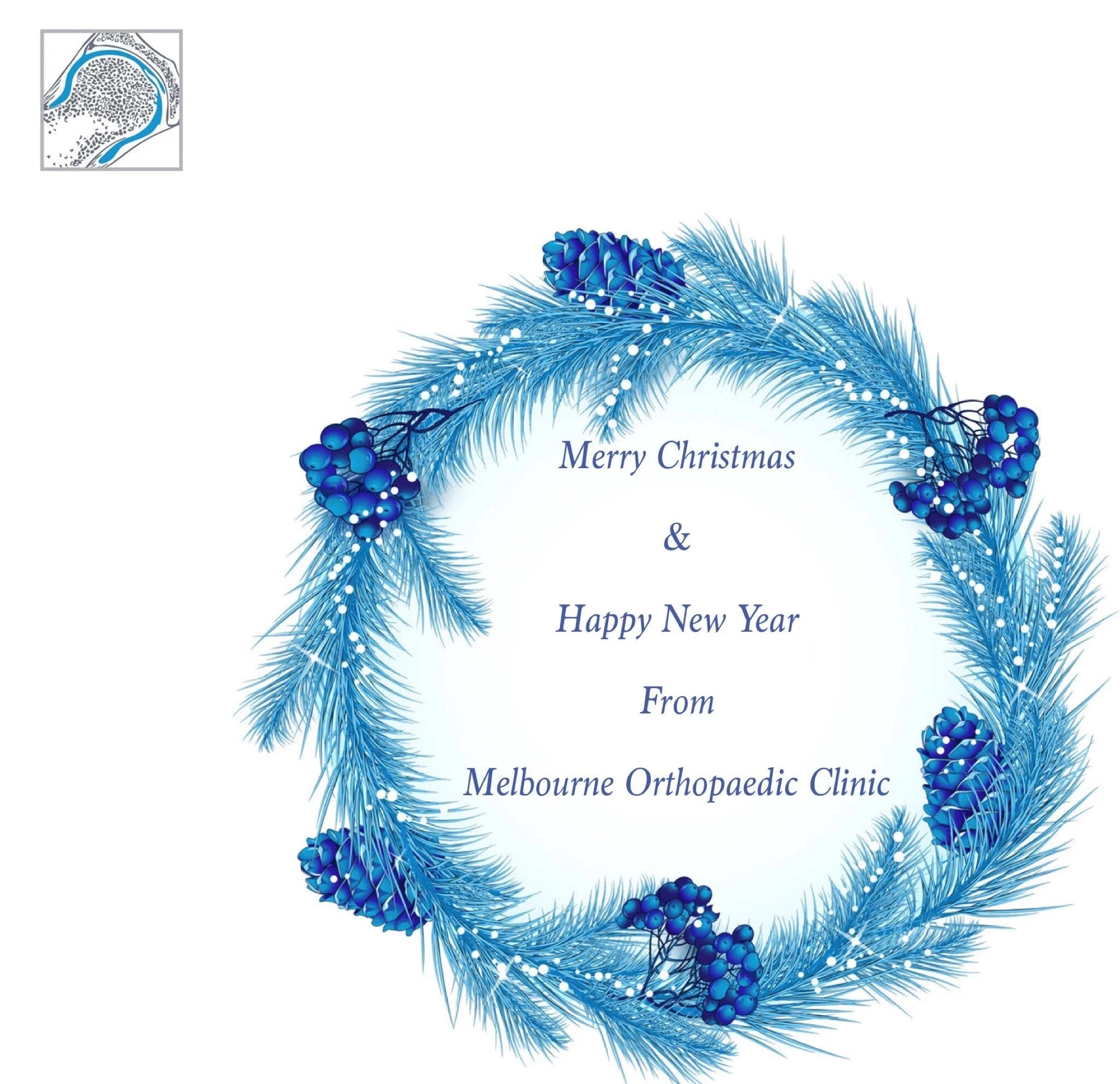 Melbourne Orthopaedic Clinic  would like to thank you for all your support during 2019 and continuing through 2020.  Wishing you all a very happy and safe festive season.   Closure dates over the holiday period - Monday 23rd December 2019 – reopen on Monday 6th January 2020