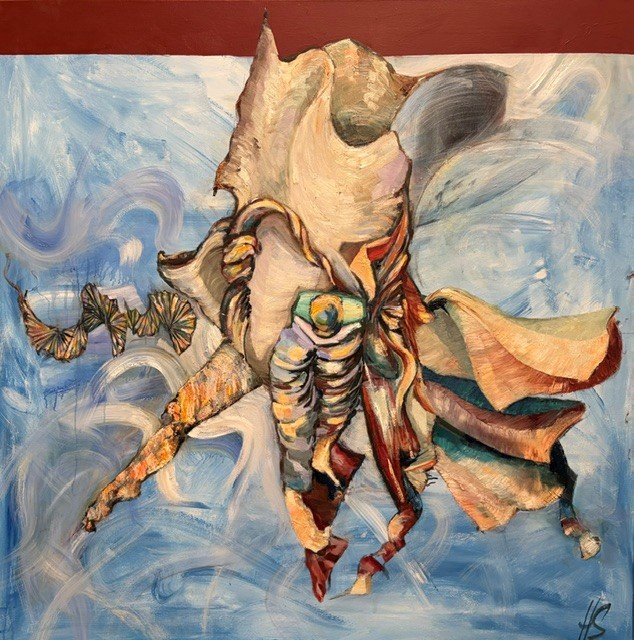 The fourth horseman Oil on canvas 122cmx122cm.jpg