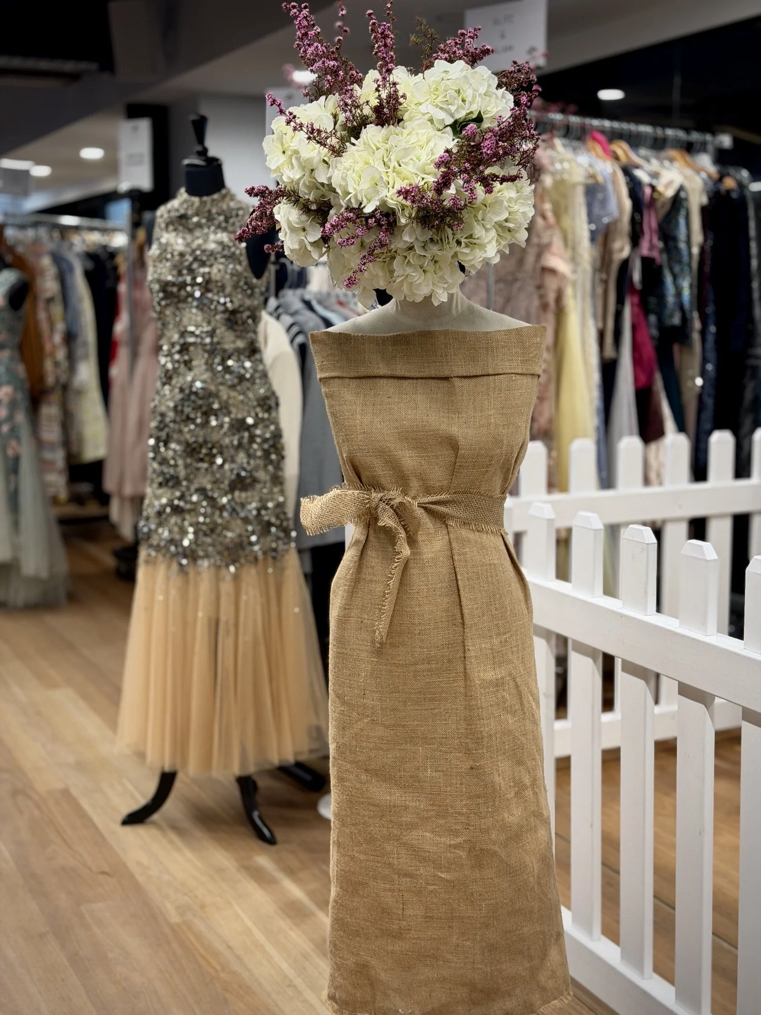 Jenny Pridham's floral mannequin