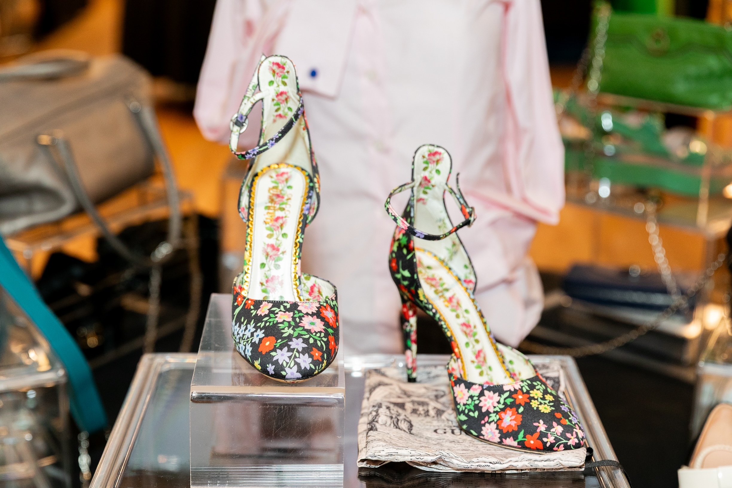 Designer shoes at Lou’s Closet