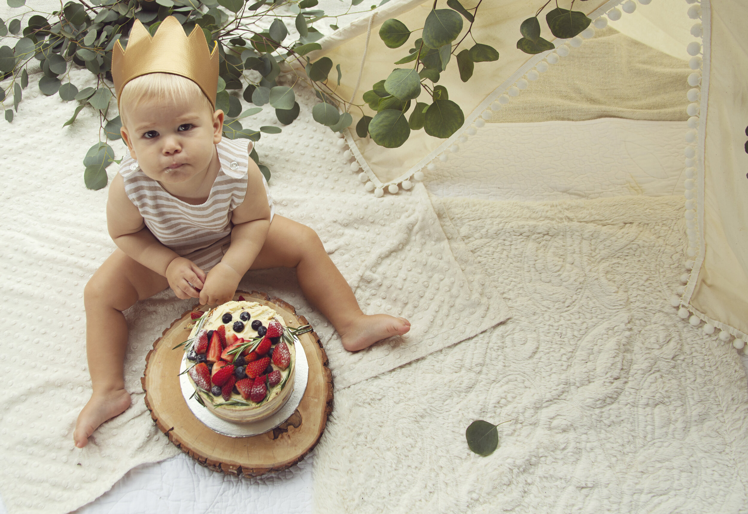 Cake Smash Hertfordshire Photographer - first birthday