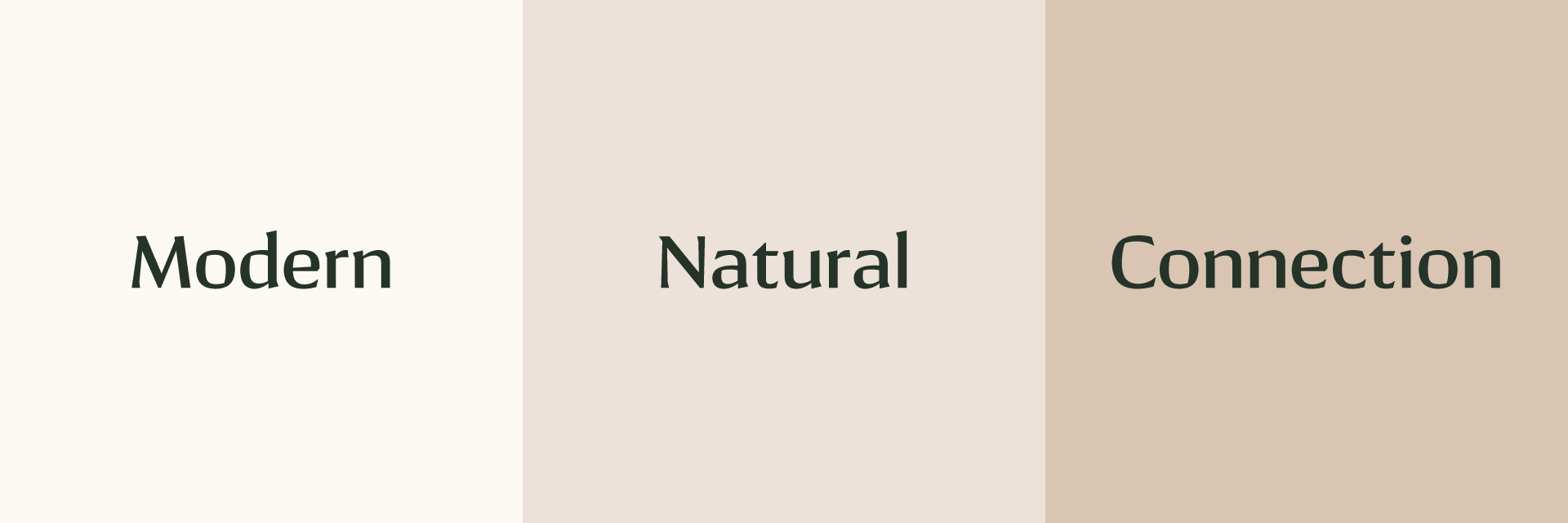 The design direction was inspired by an already-developed messaging platform focused on the building’s modern architecture, the unique natural elements to the property, and the close, neighborly connections that come with choosing to live in a community on the “outside” of central Denver.
