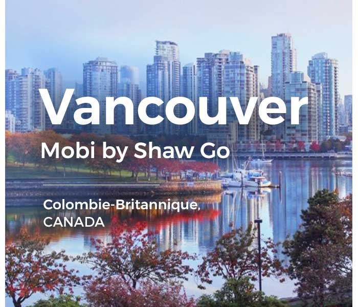 Vancouver - partenariat Mobi by Shaw Go x Qucit