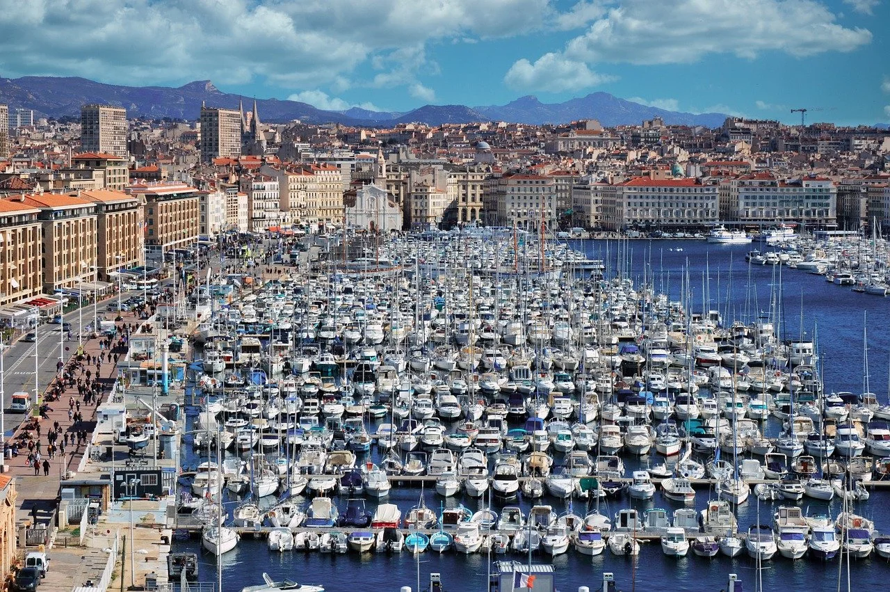 Zoom sur la ville de Marseille, France !