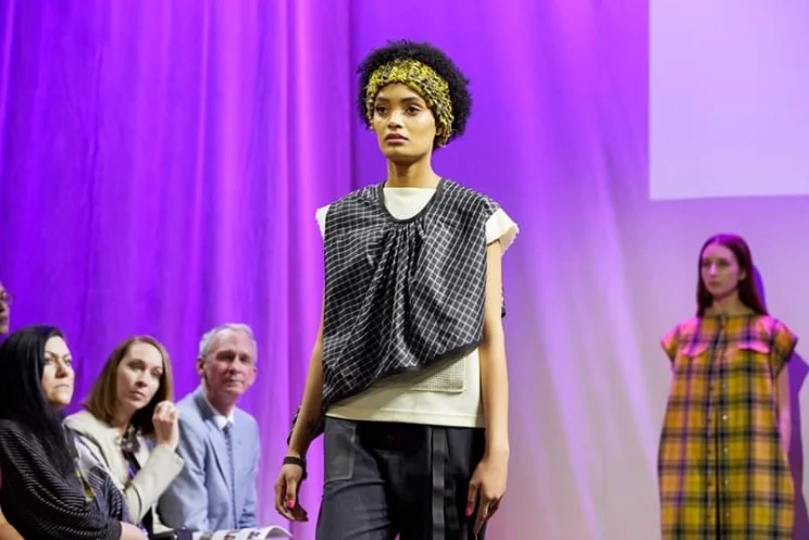 MassArt Sr Fashion Show SP19, model info- bottom of page.