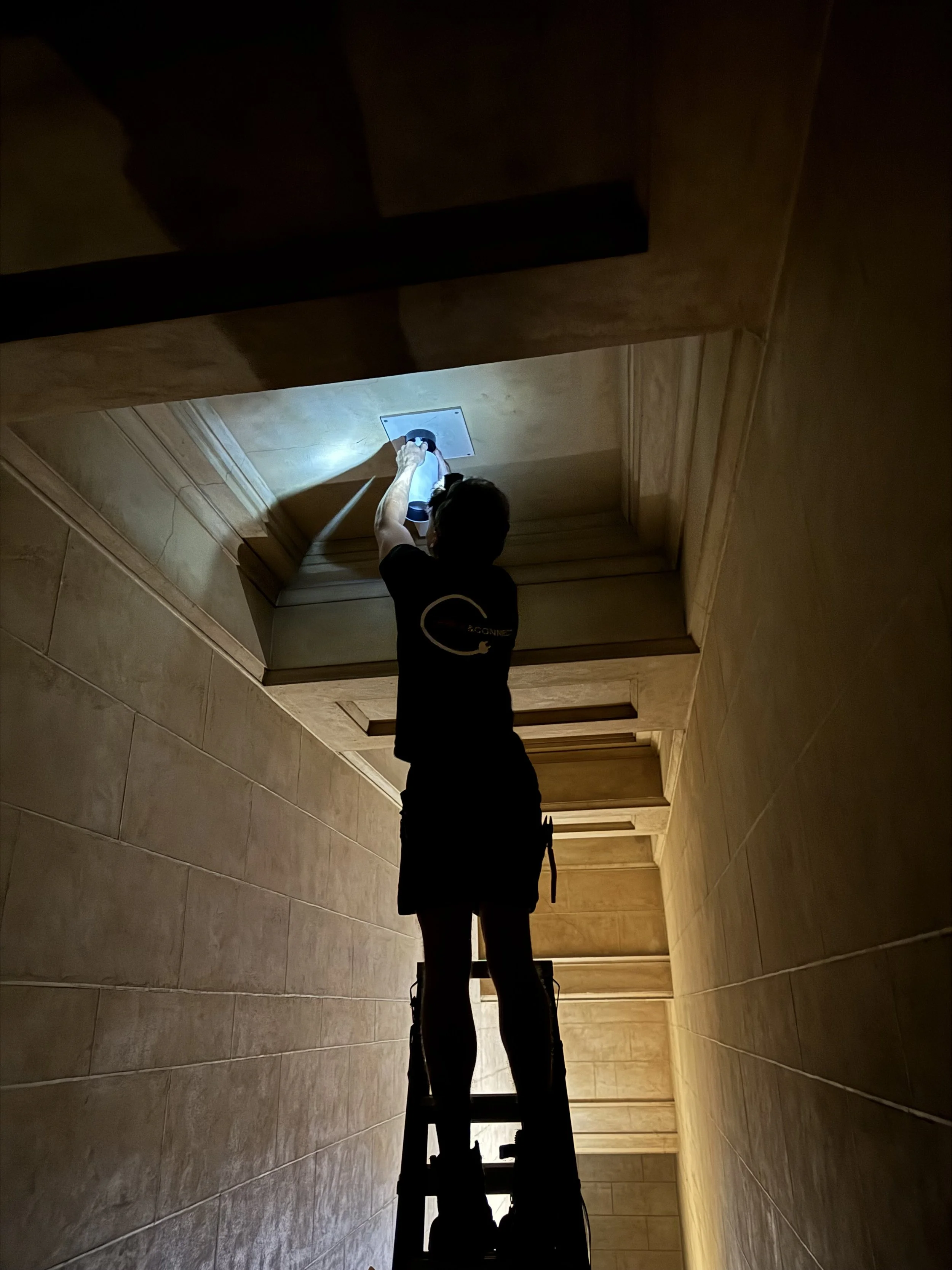 Lighting Up a Melbourne Icon: Stairwell Lighting Works at the Shrine of Remembrance