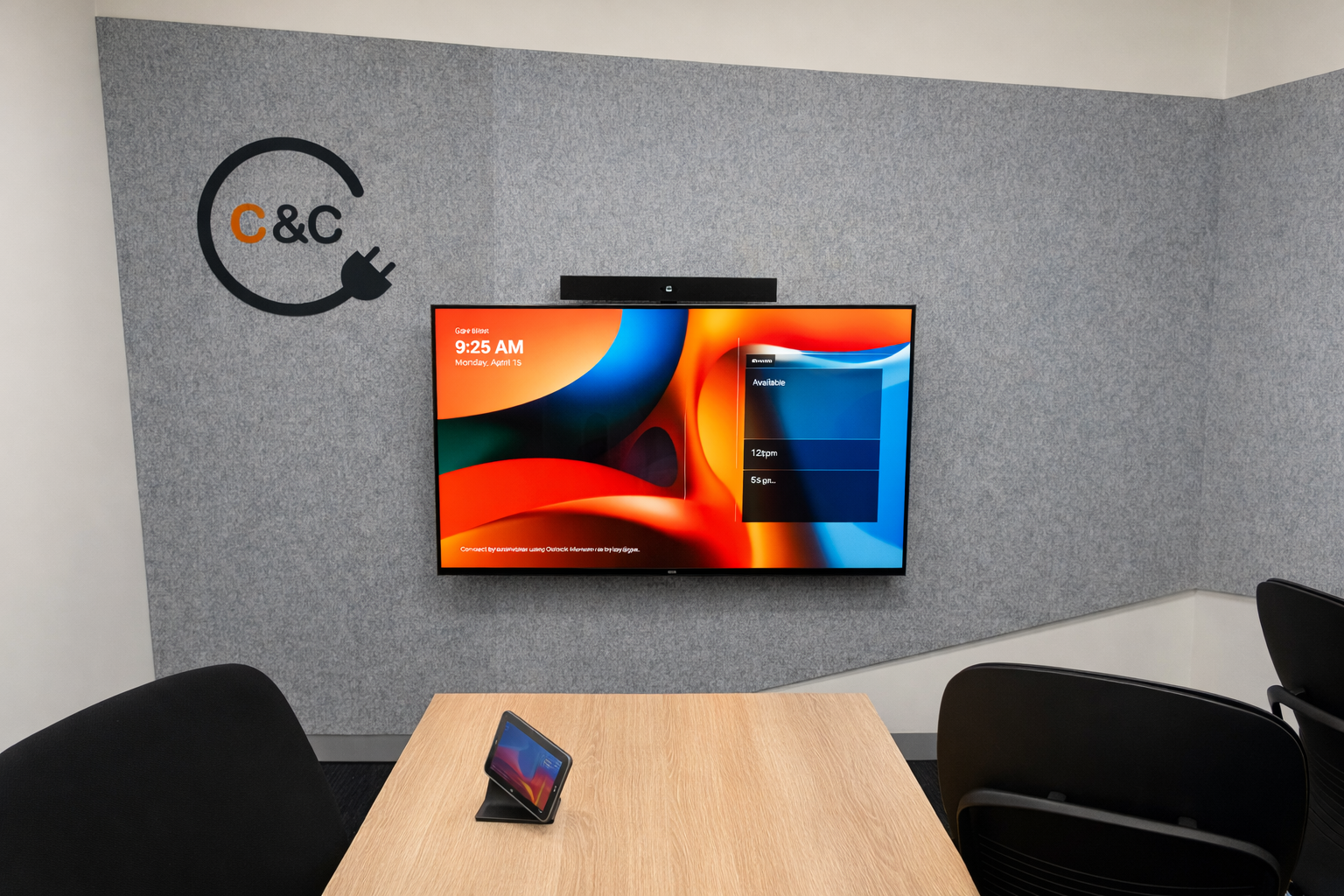 Meeting Room TV Installation in Melbourne | 65” Sony Display Setup
