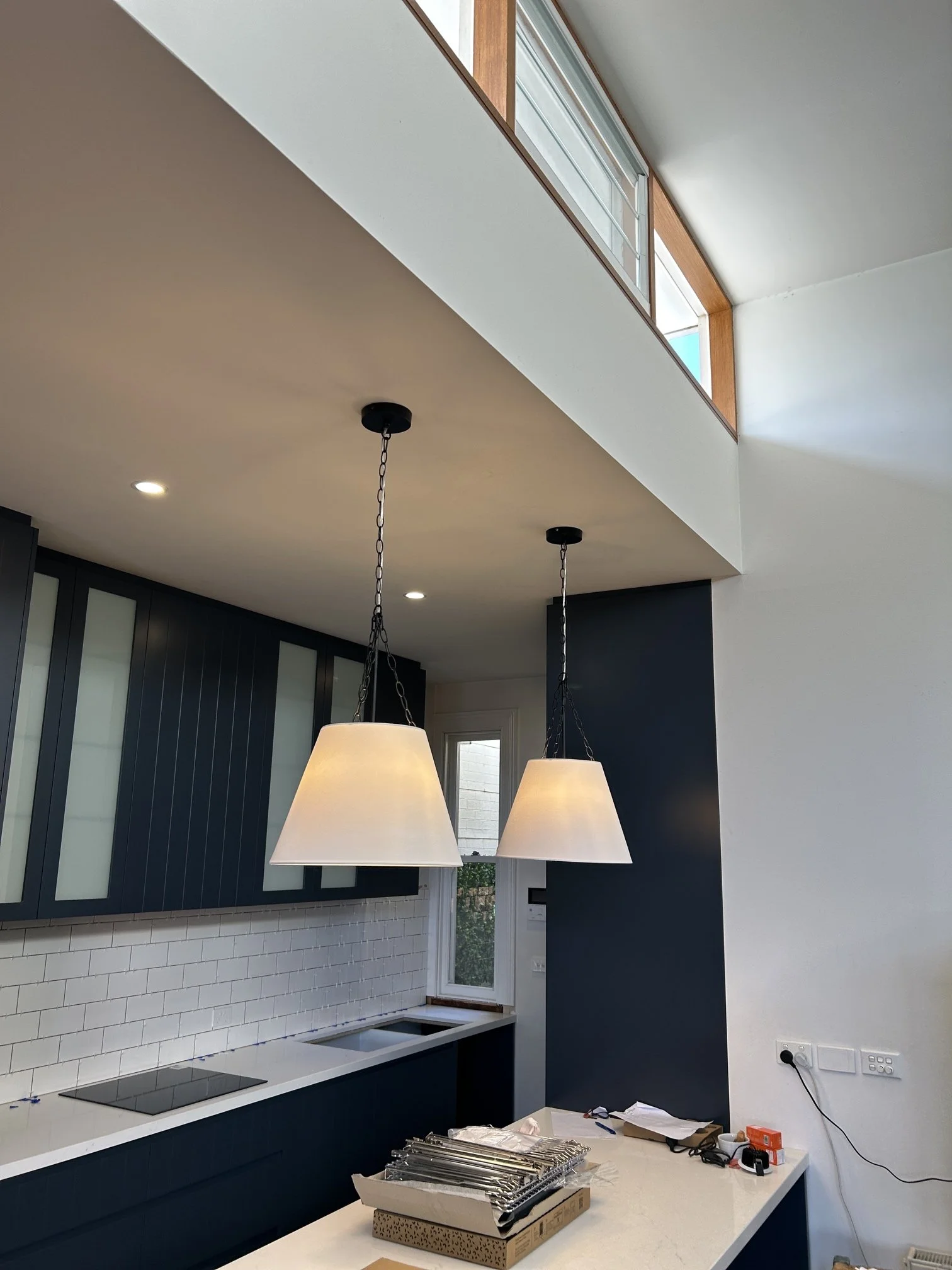 Kitchen Electrical Upgrade &amp; Pendant Lighting Installation in Port Melbourne