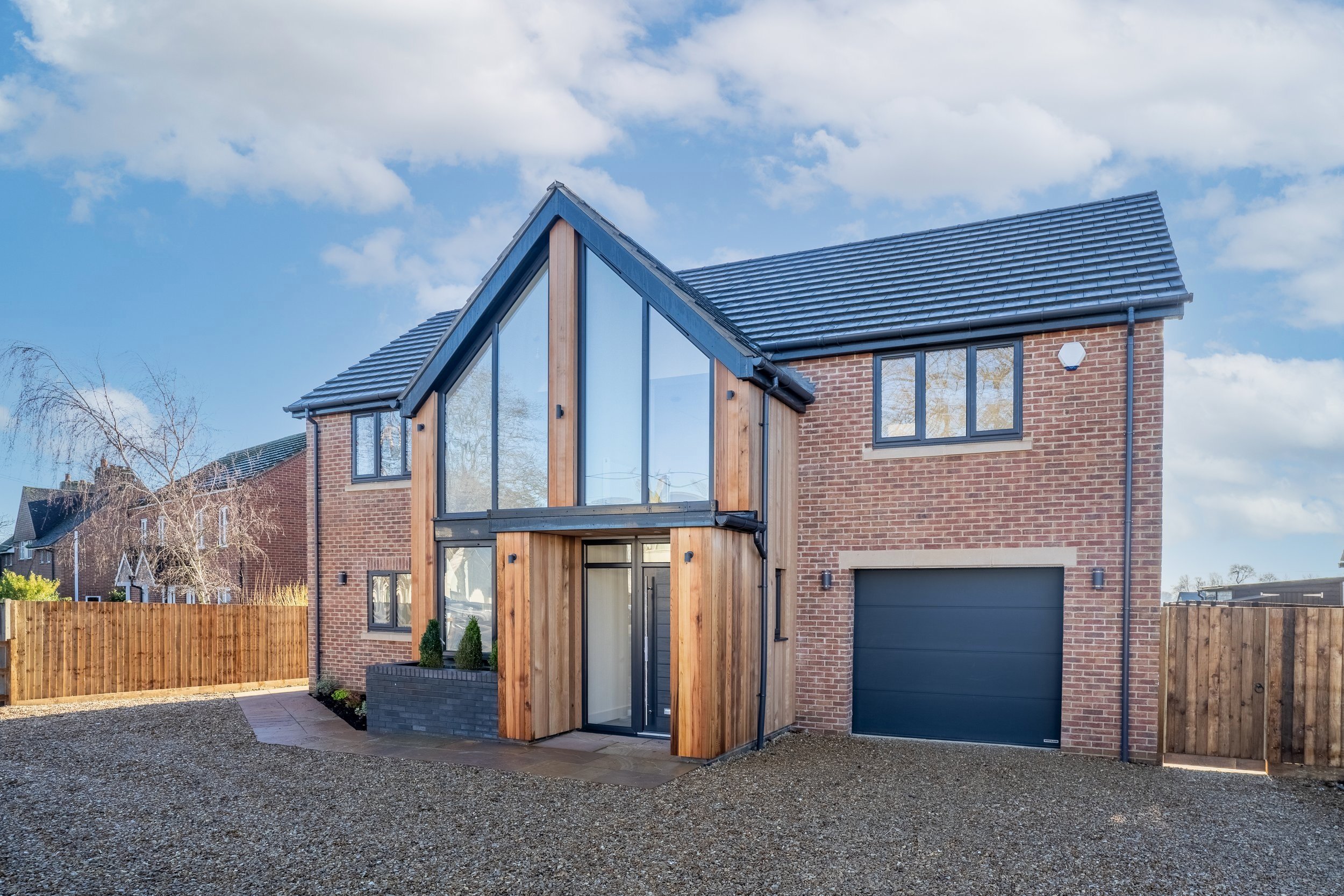 Front aspect - new 5 bedroom home, Wilburton, Cambridgeshire.