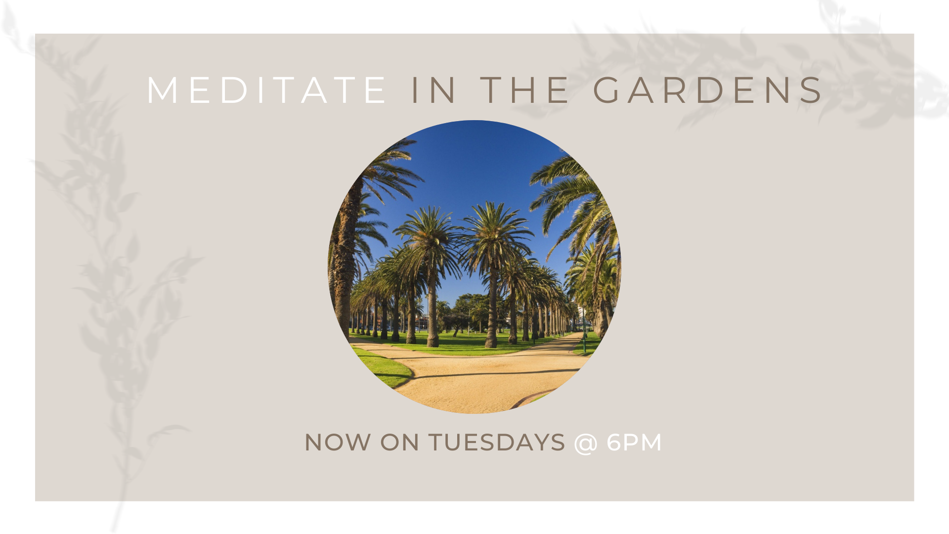 meditation_live meditation_st kilda botanical gardens_aisling quigley