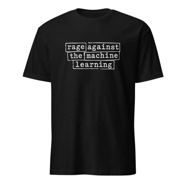 What’s your funniest idea for an AI-related t-shirt slogan?&nbsp;