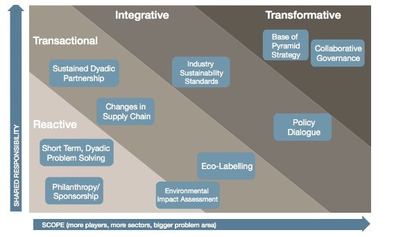 Figure 1. Partnerships Type by Scope and Shared Responsibility