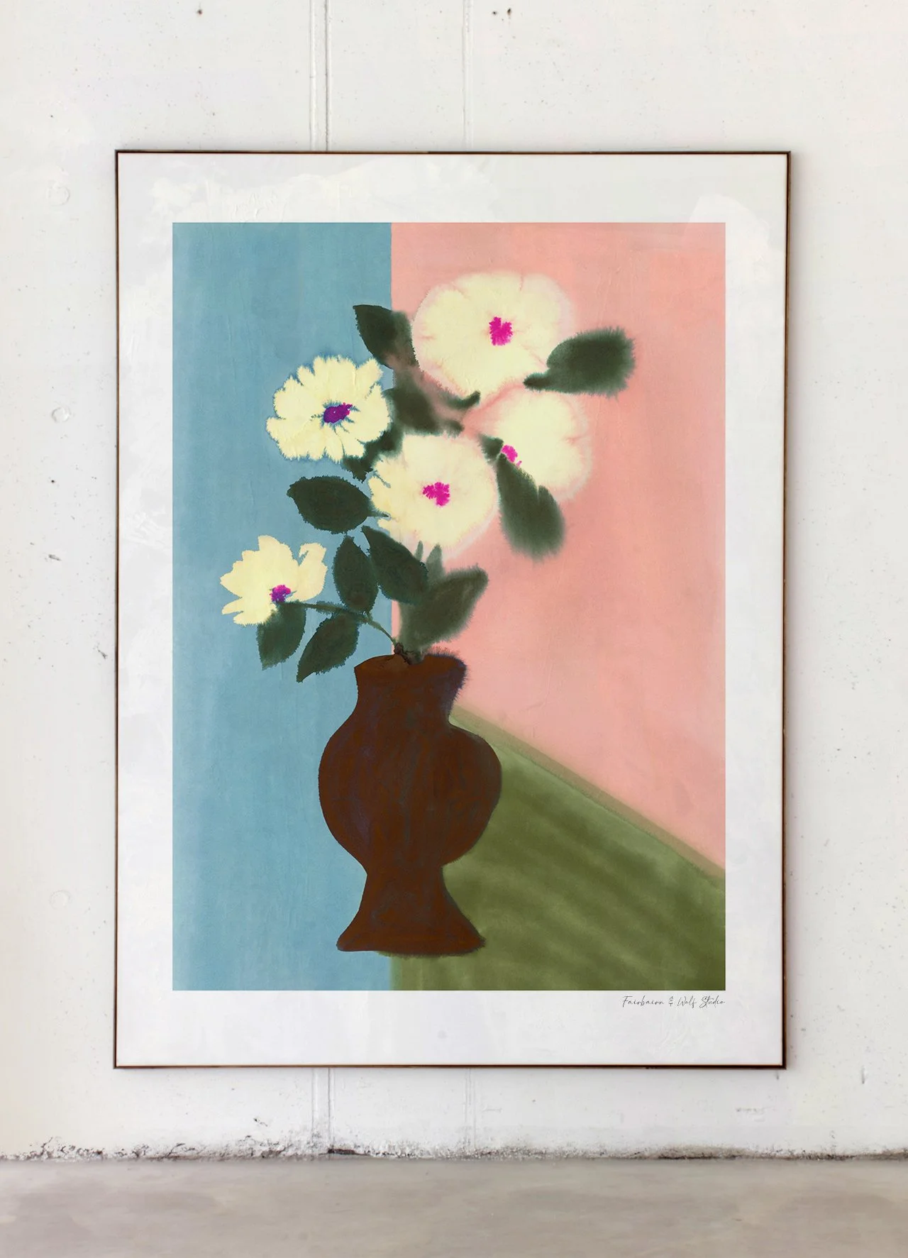Flowers In The Studio 3 Gicl e Print Fairbairn Wolf Studio