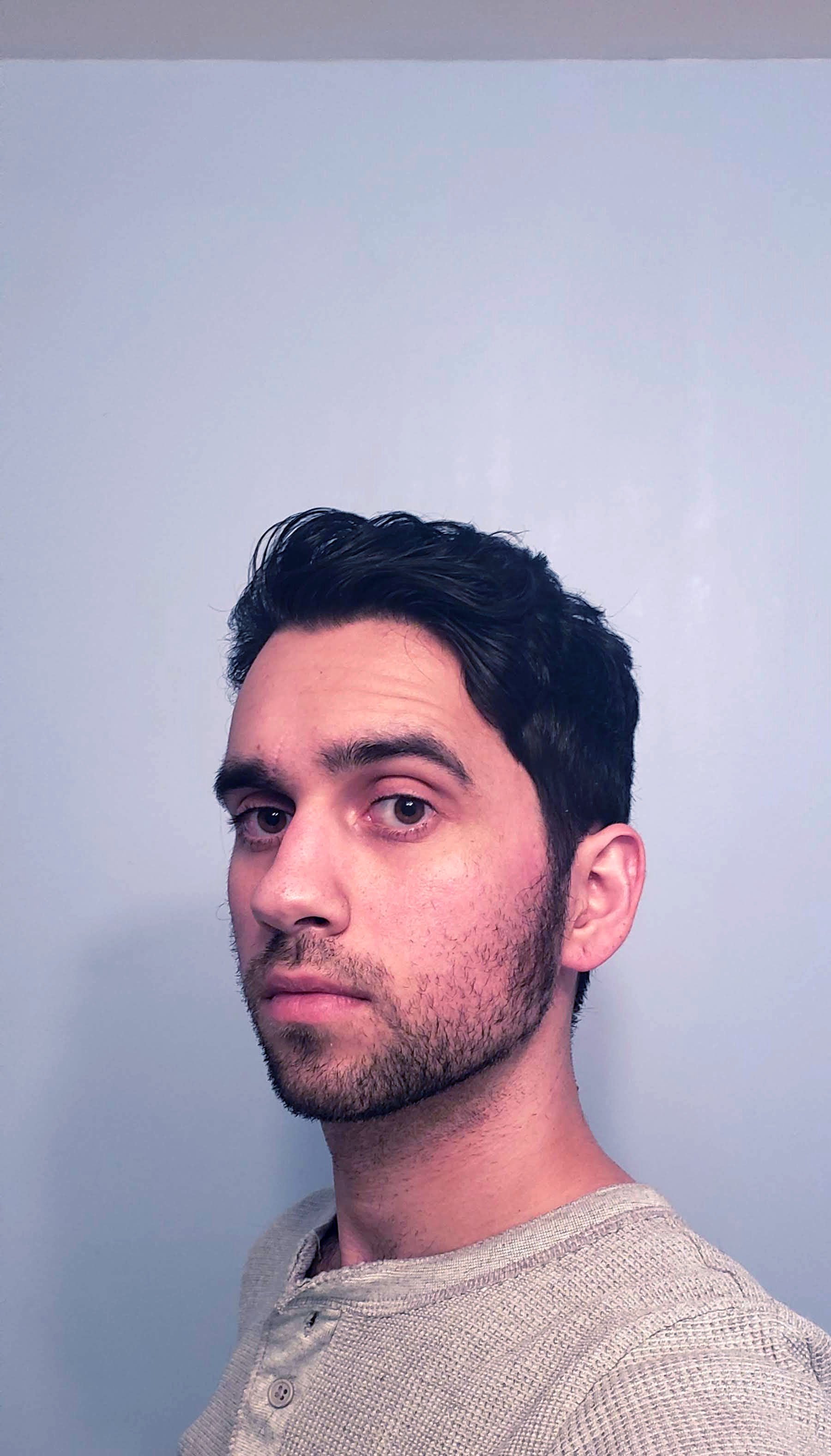 Portrait of Visual Artist Evan Small. Photo of Fine Artist Evan Small. Evan Small Atlanta Artist photo.