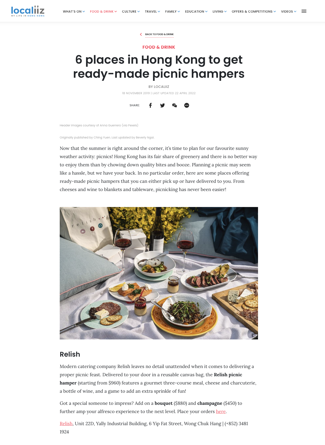 22 04 2022 RELISH 6 Places in HK to Get Ready-Made Picnic Hampers (Localiiz).png