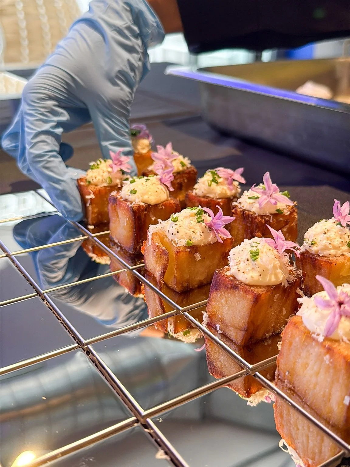Last week&rsquo;s event gave guests the taste of our new canap&eacute; collection - crafted to impress, delight, and start every celebration on a delicious note.

Starting from Millefeuille Potato with Parmesan Mousse 🥔 and Curry Lobster Coronation 