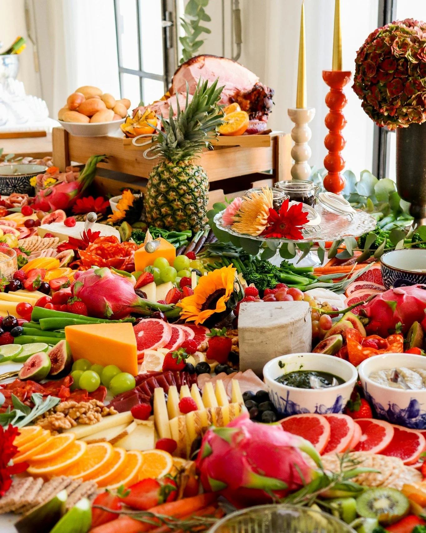 A table made for gathering, grazing, and enjoying every little bite ✨

From fresh citrus and cheeses to savoury bites, dips, jams, and beautifully layered flavours, our grazing tables can be customized to suit your event, taste, and guest list.

Perf