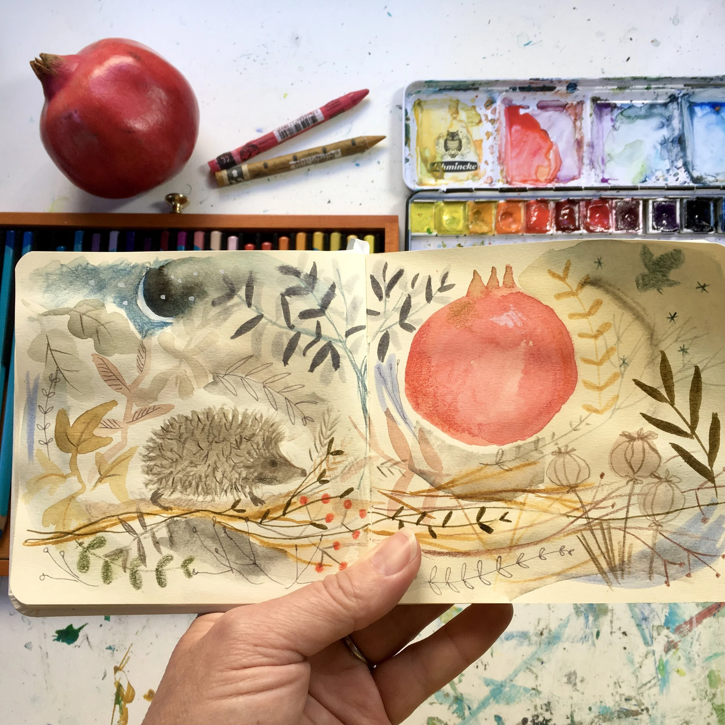 How Nature Inspires my Art (and a magical, wildlife rescue story)