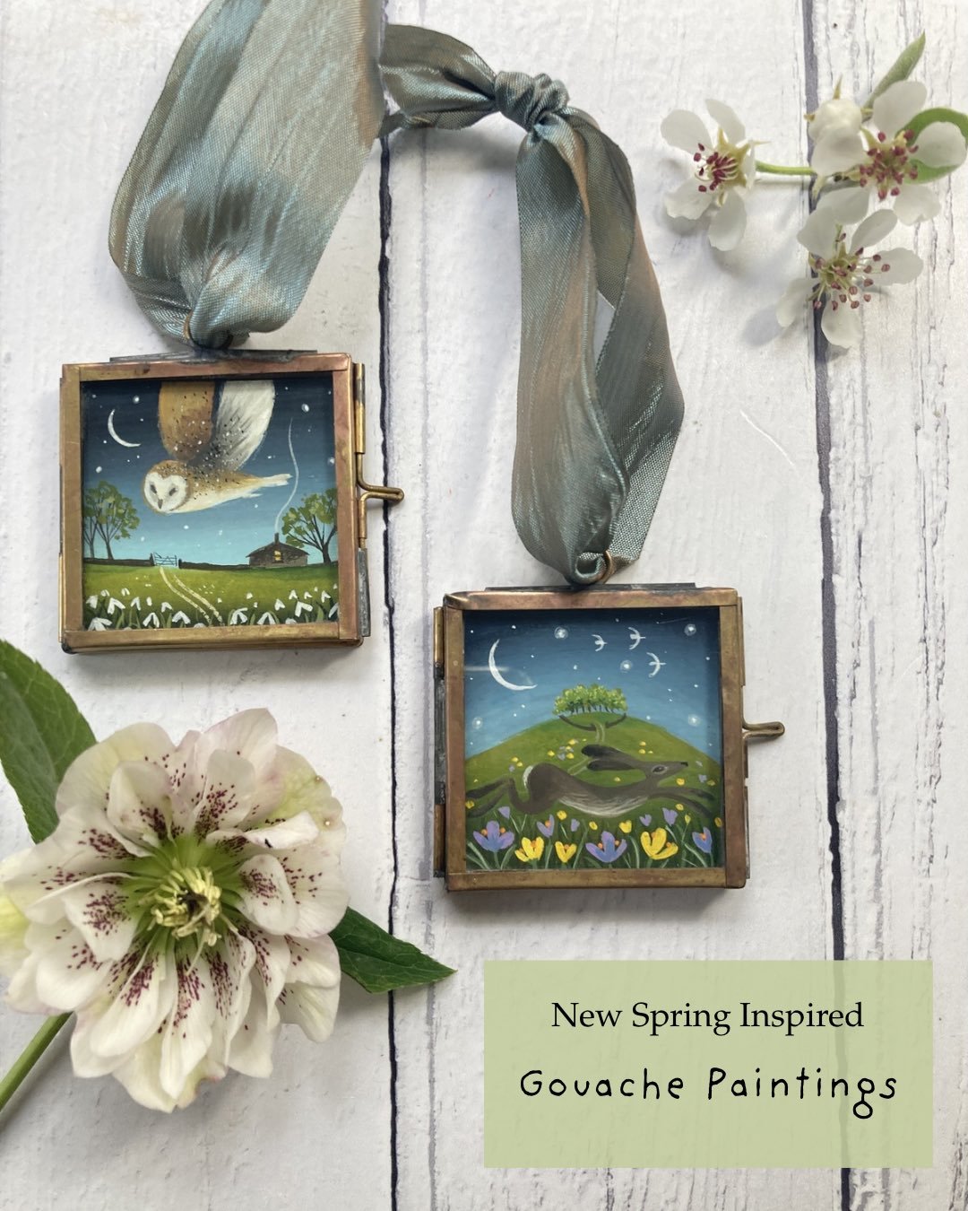 Hello,

I&rsquo;ve been a little quiet of late, taking a small break from my paintings and immersing myself in long walks, spring sunshine, baking muffins and reading books.  This might be my analogue era and I&rsquo;m enjoying the slower pace and ti