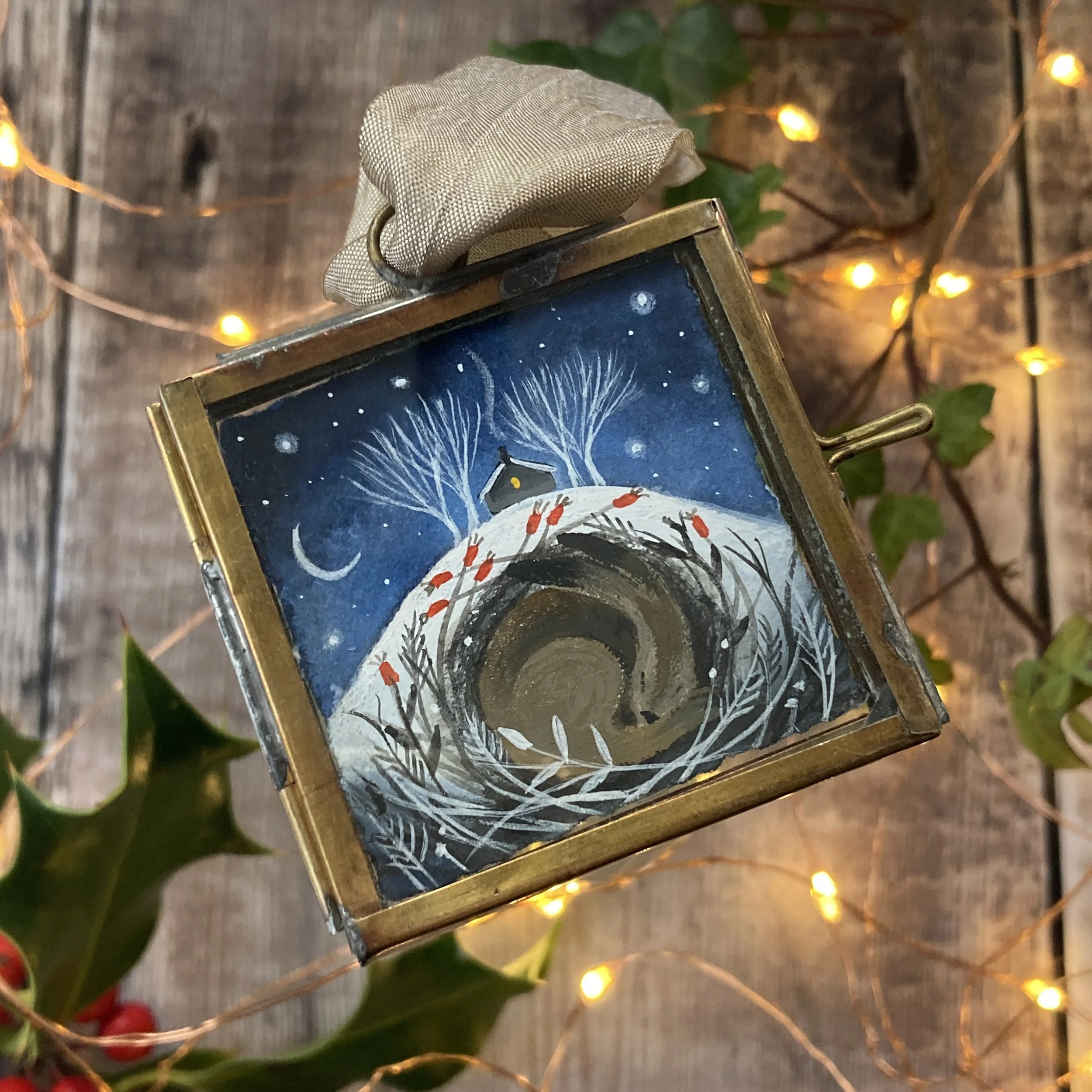 Retreat - Original gouache painting