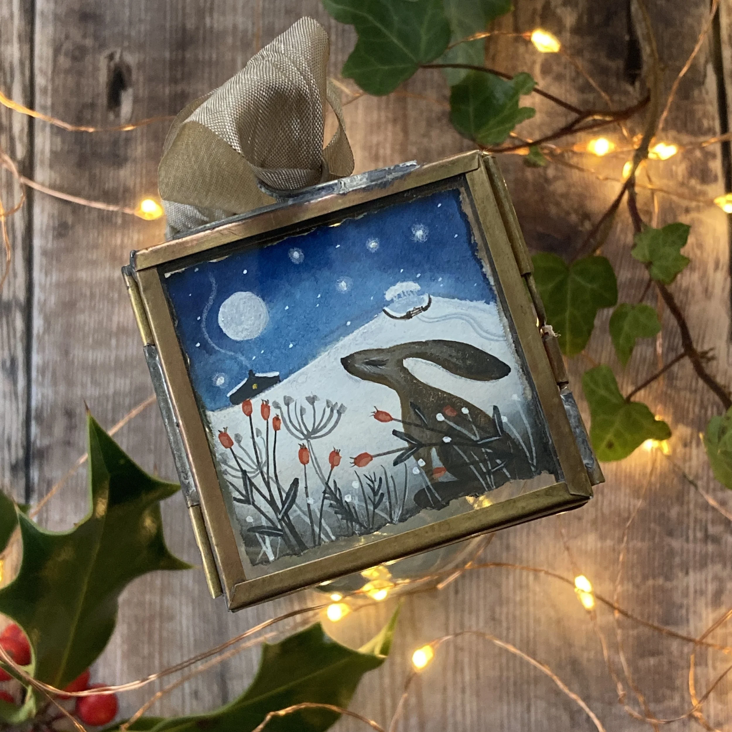 By the Light of the Moon - Original gouache paintings