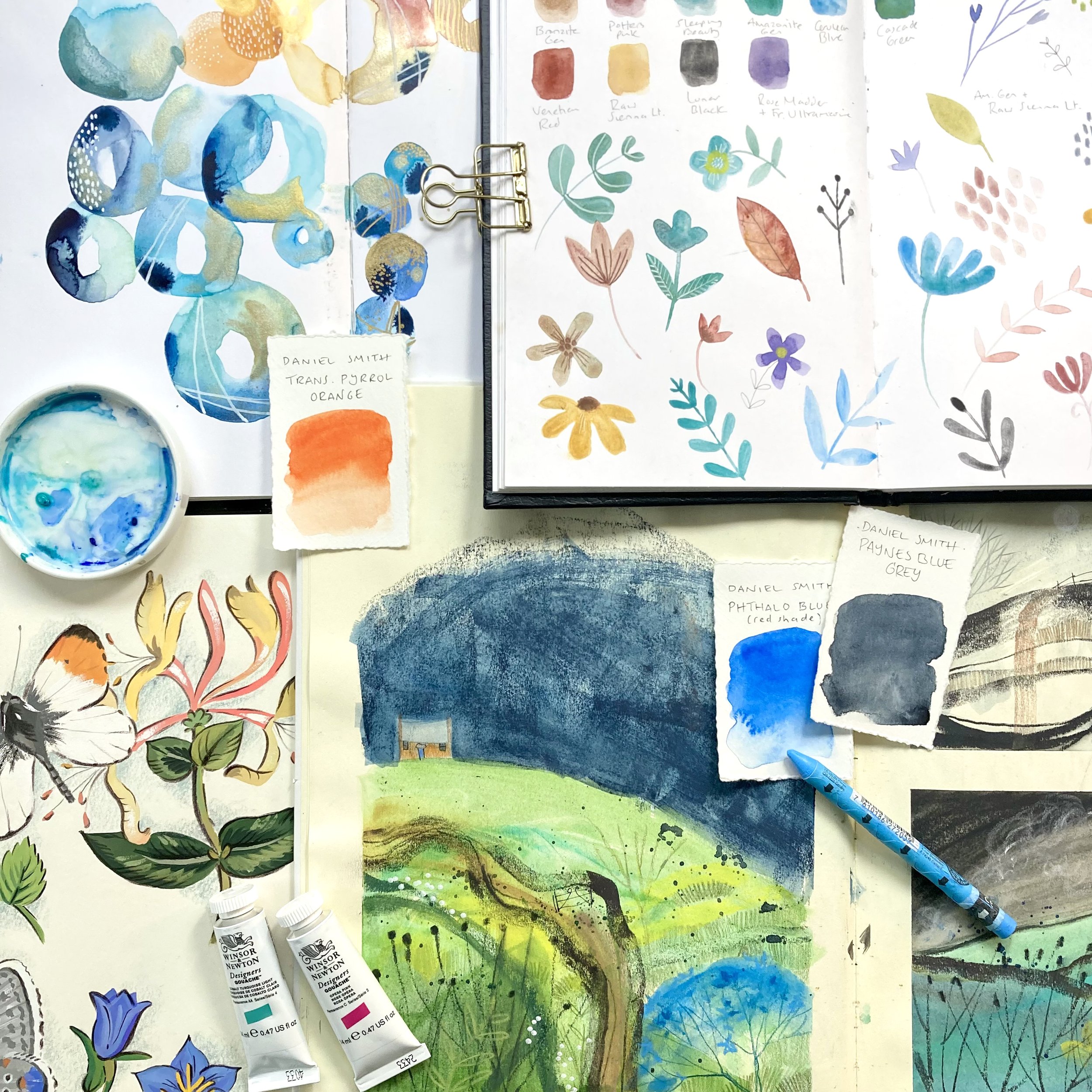 My Virtual Studio: Watercolor papers and sketchbooks