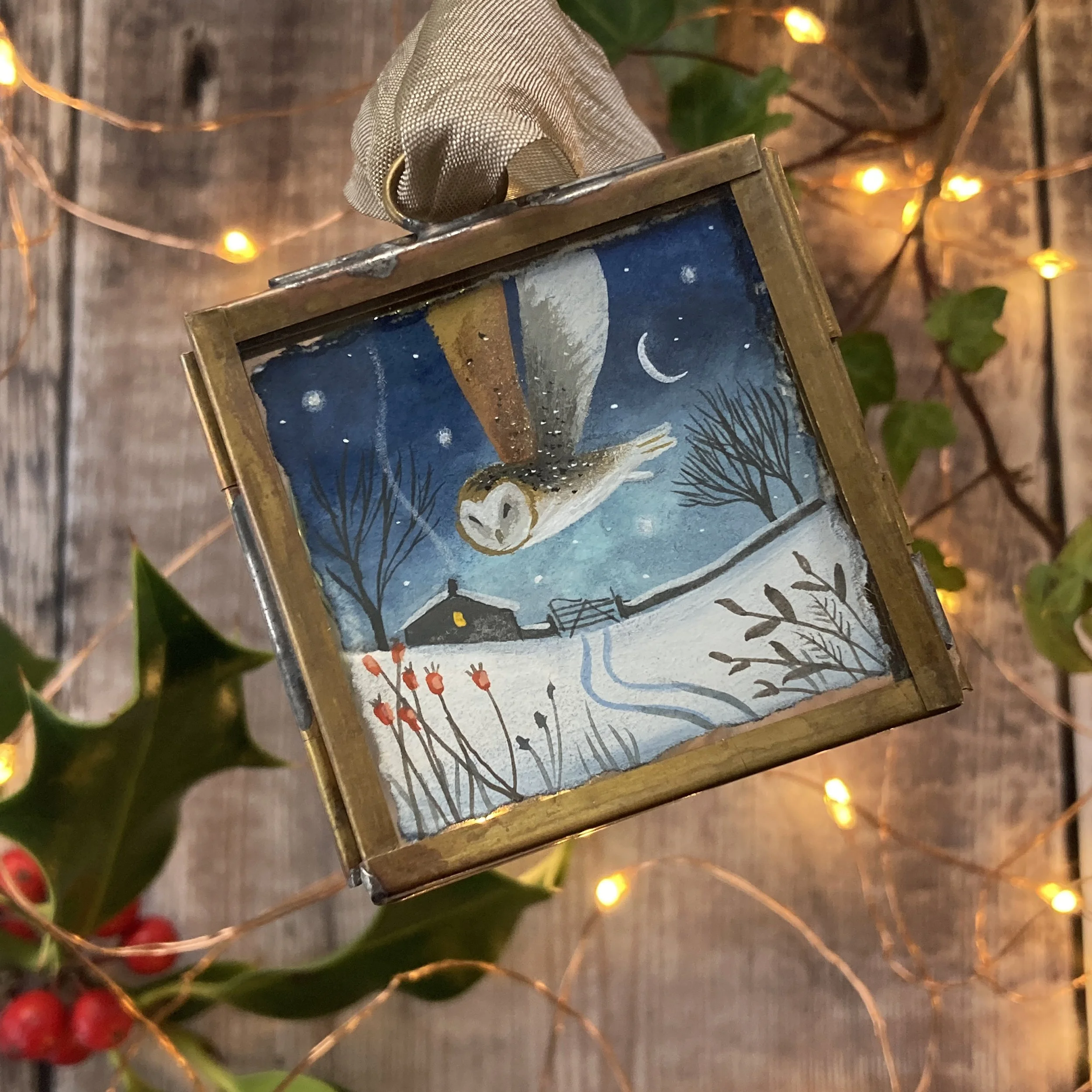 Solstice Night - Original gouache painting