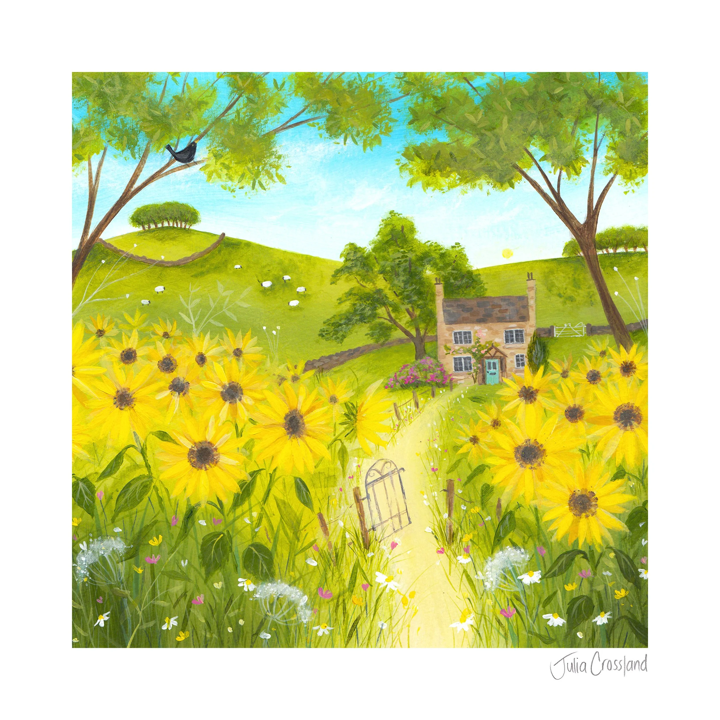 Sunflower Cottage print.jpg
