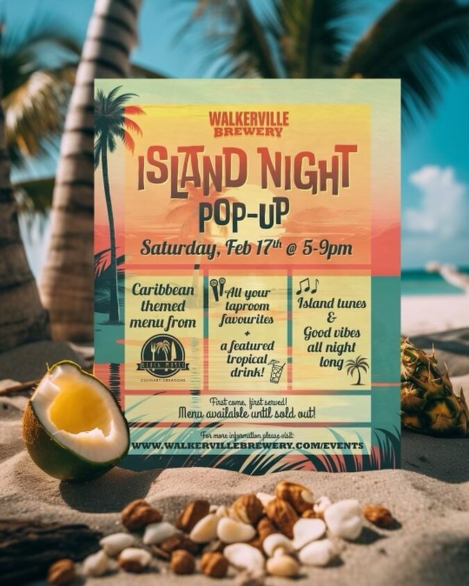 Got a case of the winter blues? We&rsquo;re about to be feelin&rsquo; hot, hot, HOT! ☀️

We&rsquo;re excited to announce that @blackmagicculinarycreations will be here on Saturday, February 17th from 5-9PM bringing us a taste of the Islands! 🌴

Join