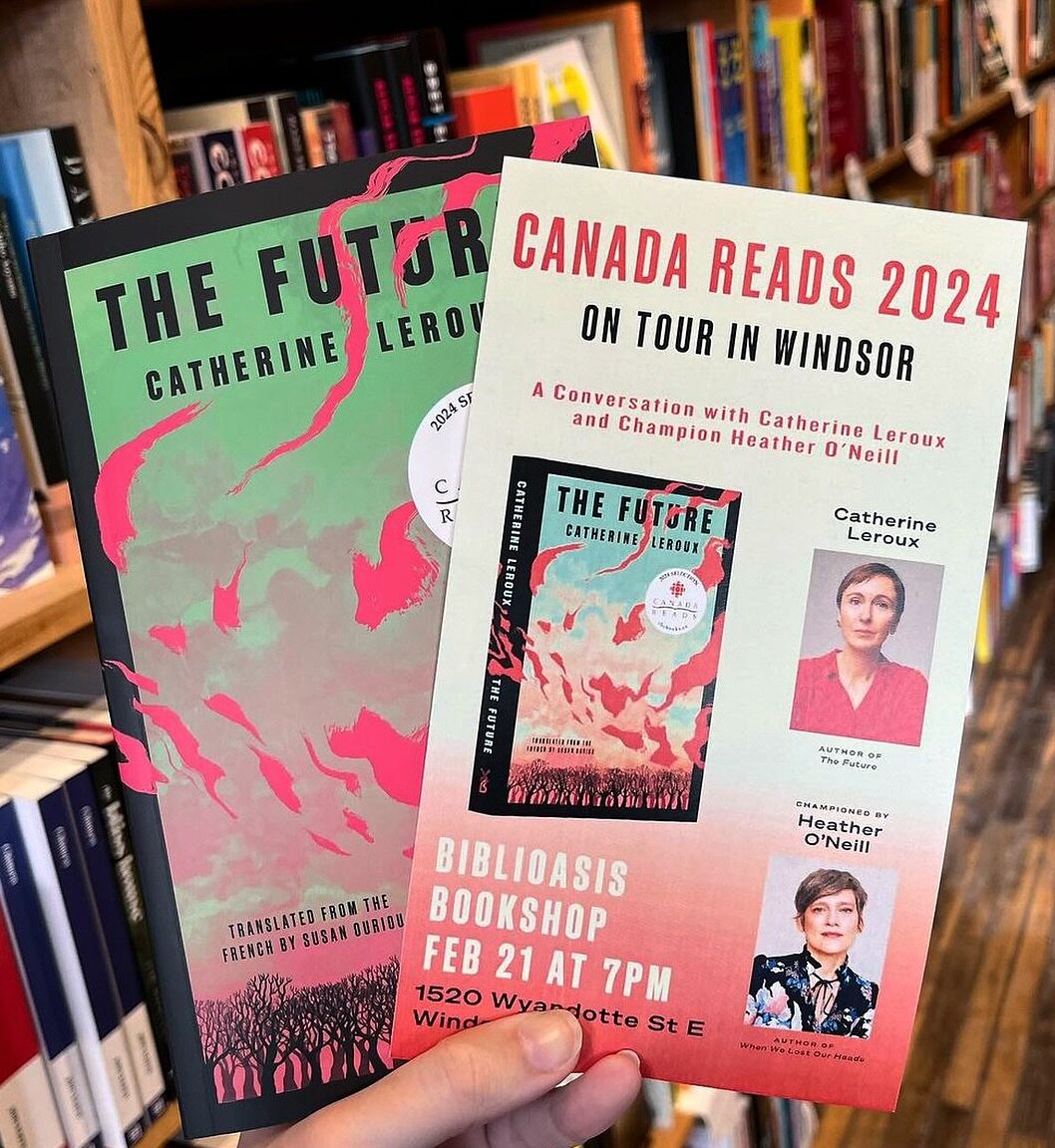 Join us this month for a special Books &amp; Brews Club event! 📚🍻

Our February pick is The Future by Catherine Leroux; who will be here at Walkerville Brewery on Wednesday, Feb 21 @ 7PM to talk about this month&rsquo;s read!

Stop by @Biblioasis_B