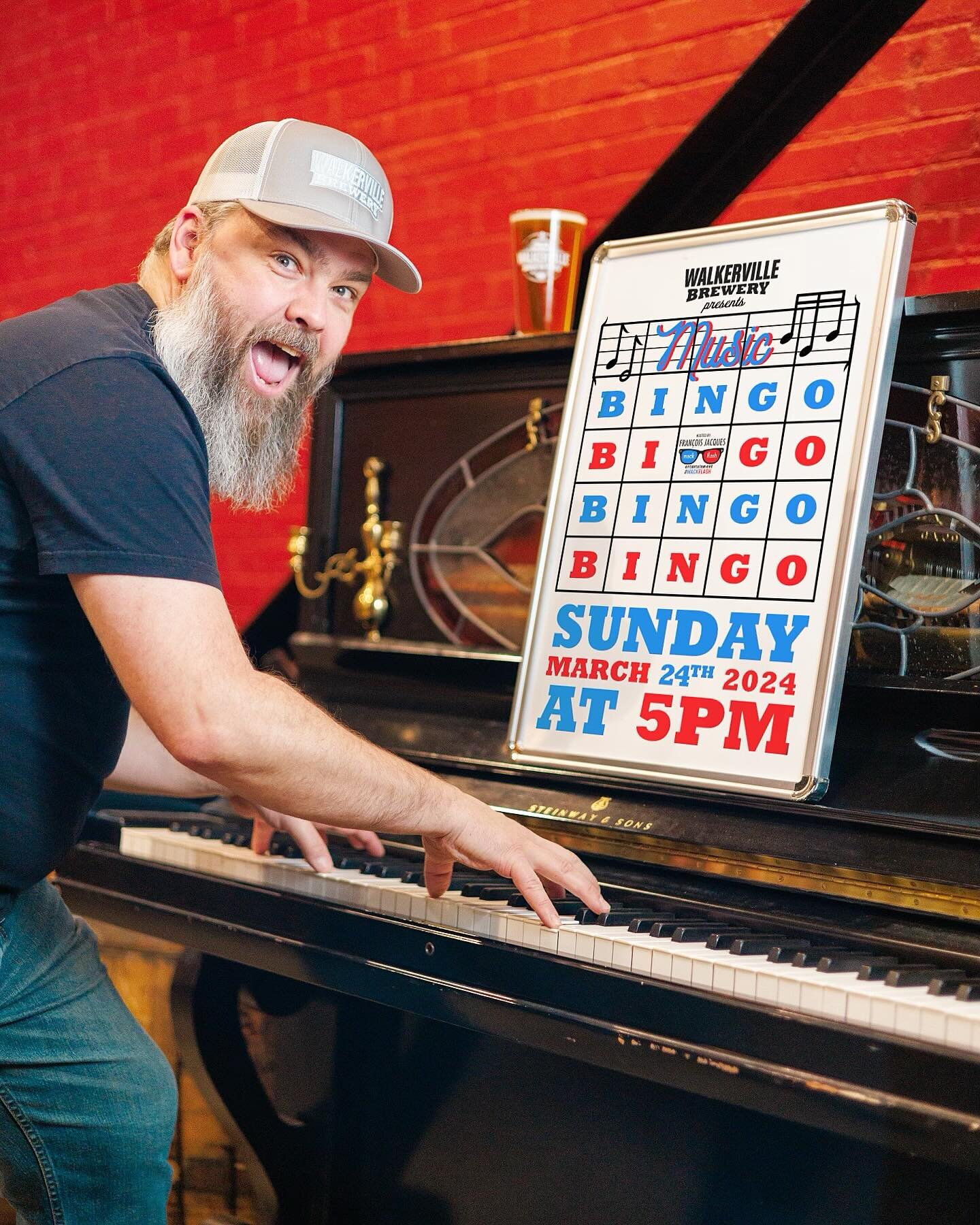 B-I-N-G-O! 🎶

Join us for Music Bingo Trivia THIS Sunday, March 24th at 5pm with your host @mackflash! A night filled with a little bit of bingo, a little bit of trivia and a whole lot of music!

Music Bingo Trivia is always free to play and great p