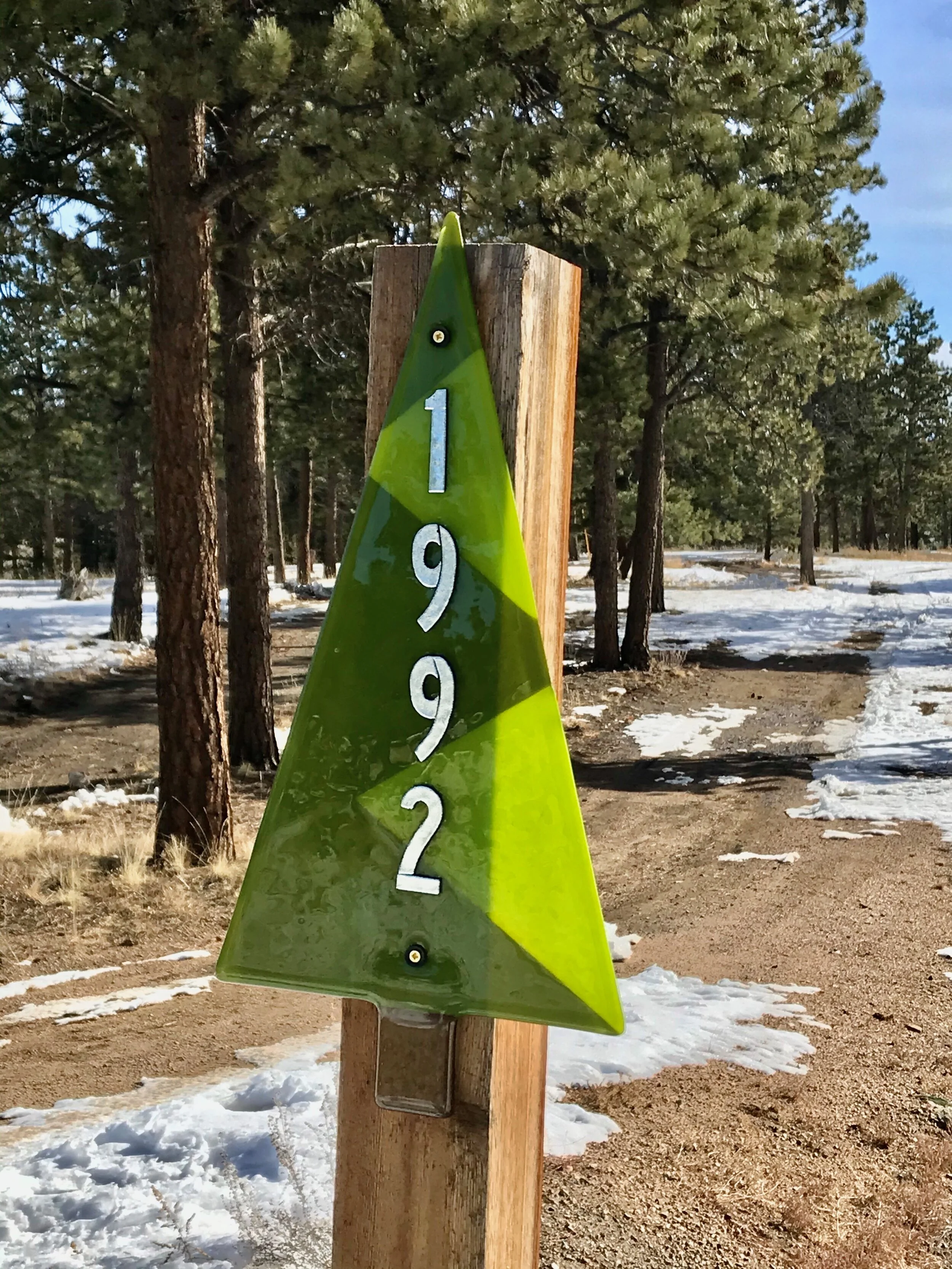 House number installed