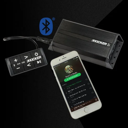 You don’t need a radio to enjoy great tunes! PX Amplified Controllers work with all media devices via Bluetooth® wireless streaming, providing up to 100 watts of power to your existing sound system in your vehicle. The remote’s illuminated display i…