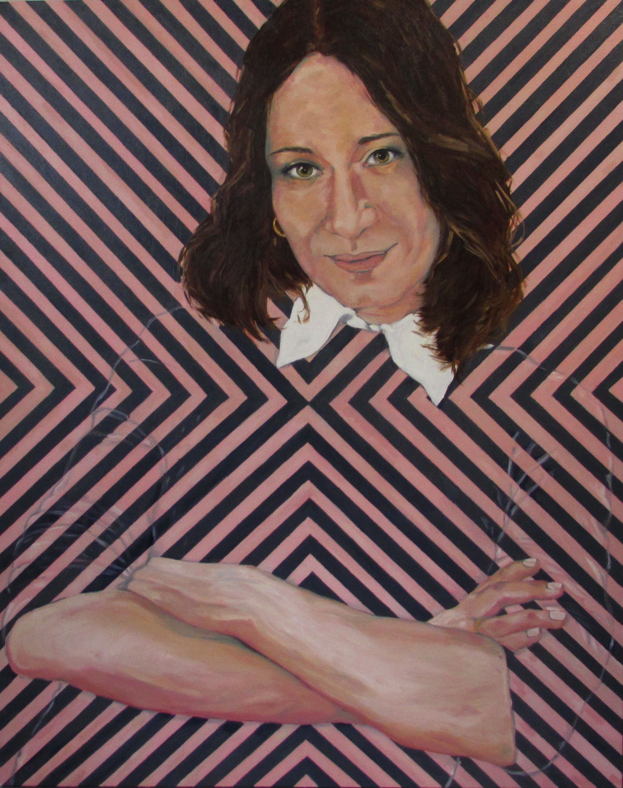 Alessandra, oil on canvas 80x100 cm, 2018