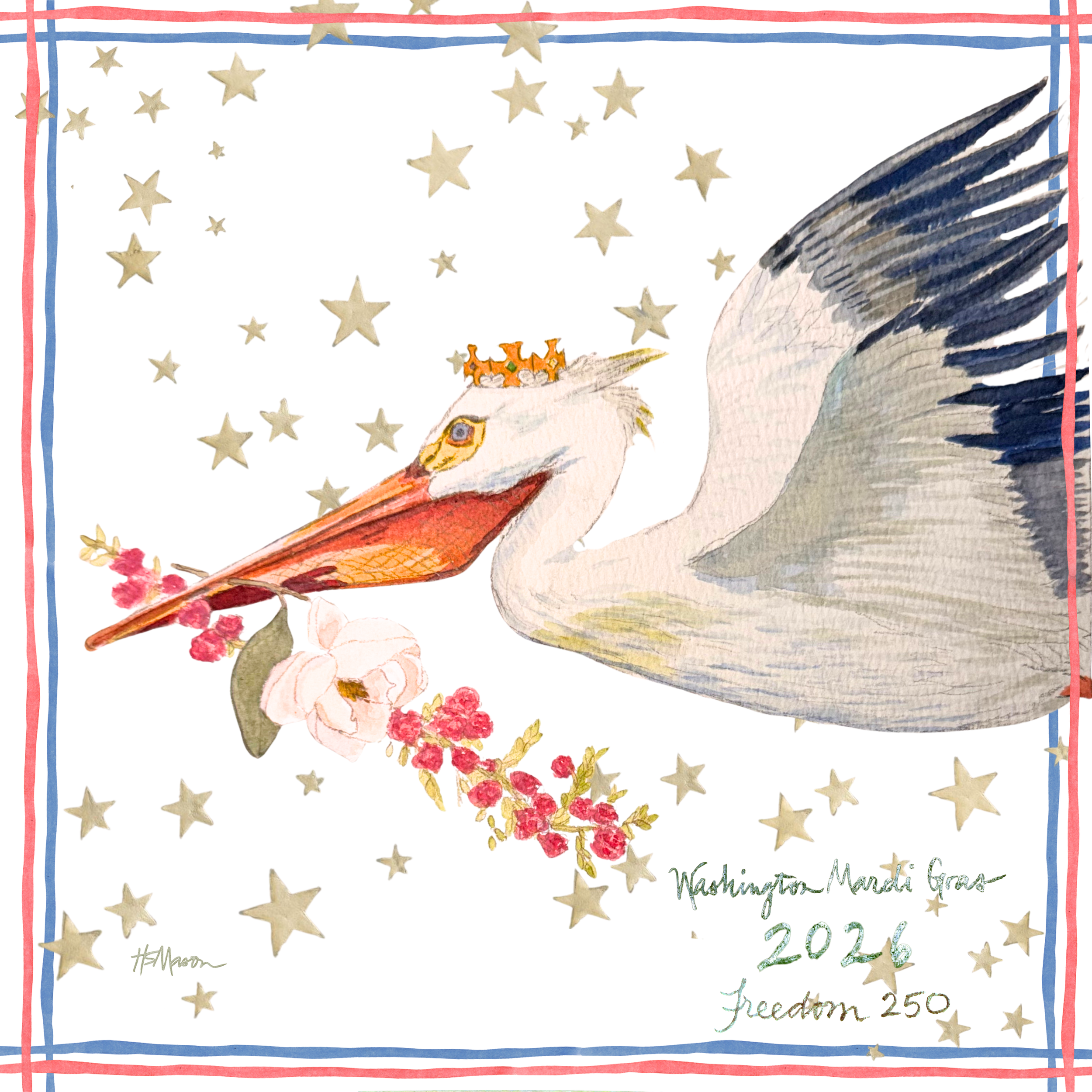 2026 Semiquincentennial Archive Collection at Smithsonian and Library of Congress- First Commemorative item to be released as part of Freedom 250. Celebrating Washington Mardi Gras at the Willard Hotel with the BackPAC Jan 29, 2026