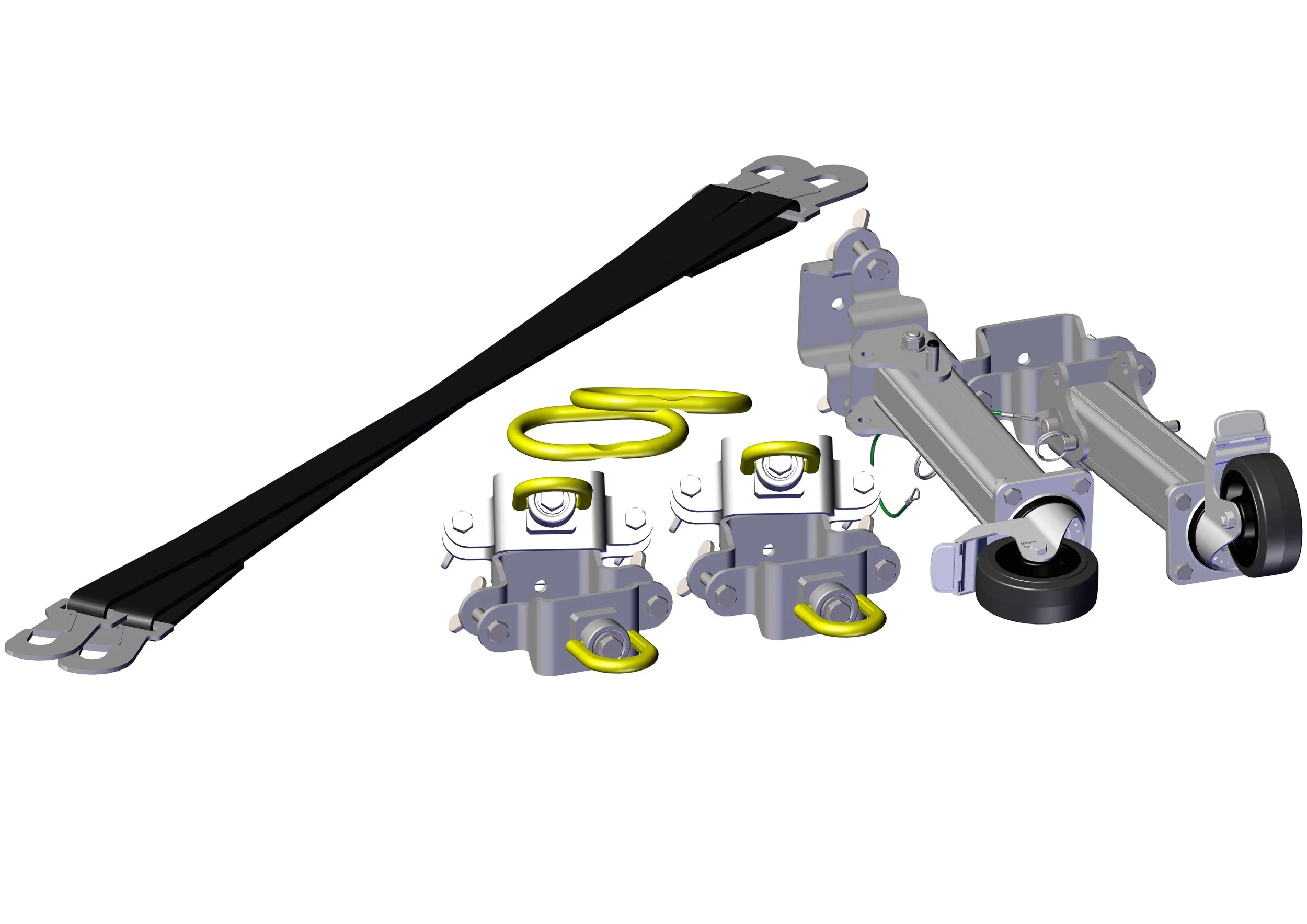 Aluminum gantry accessories for AFrames — REID Lifting Inc