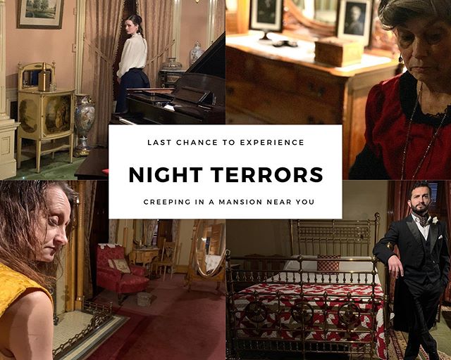 Like all things that creep, if you look away, even just for a moment, it just might disappear...
Last two nights to experience Night Terrors! You don&rsquo;t want to miss it! 
#artistsanonymous #nightterrors #pueblo #colorado #rosemountmuseum #hallow