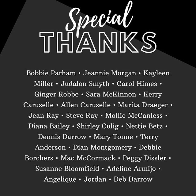 We&rsquo;d like to give special thanks to all the people who acted as leaders during #NightTerrors! We had so many generous people who were integral to making the show work and we are so sincerely grateful for your service! We think we got everyone&r
