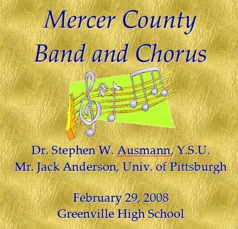 2008 Mercer County Band and Choir