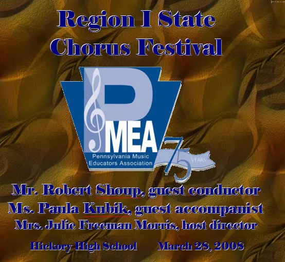 2008 PMEA Region 1 Choir