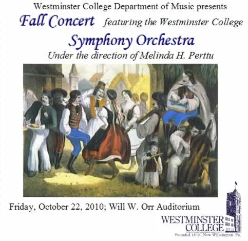 2010 Westminster College Symphony Orchestra - Fall Concert