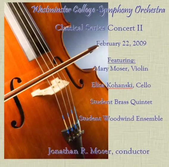 2009 Westminster College Symphony Orchestra - Classical Series Concert