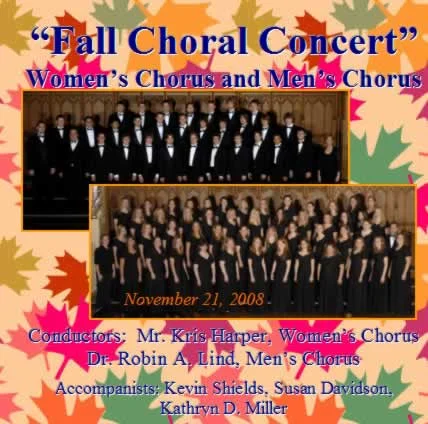 2008 Westminster College Men's and Women's Choirs - Fall Concert