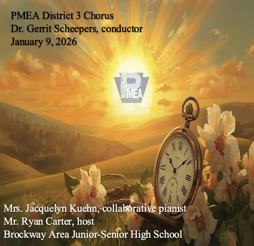 PMEA District 3 Chorus 2026 Brockway HS