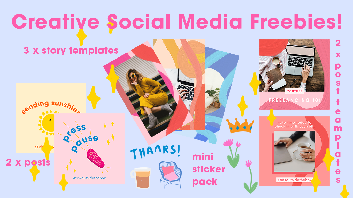 Creative Social Media templates by Tink
