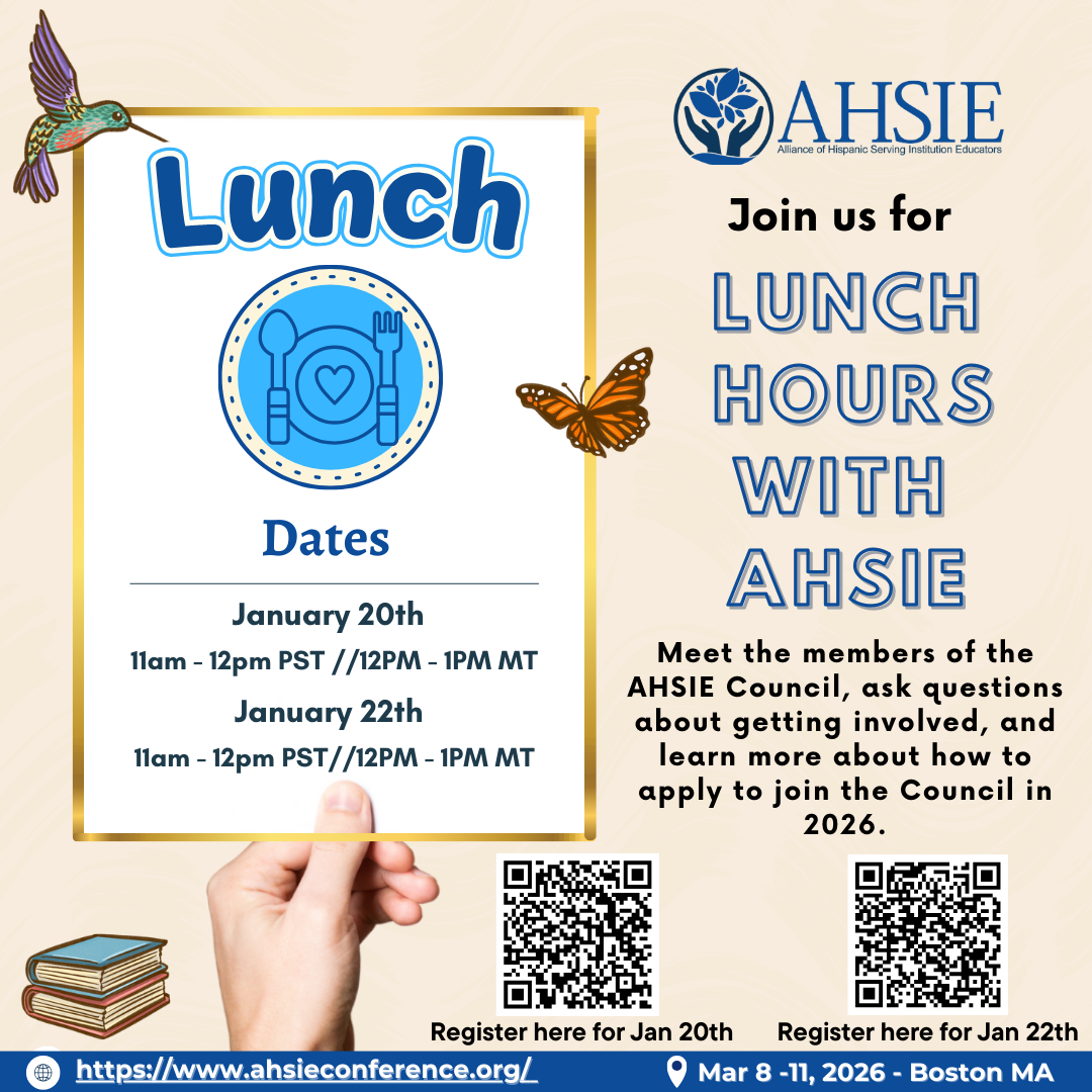 AHSIE Lunch Hour with AHSIE Council 