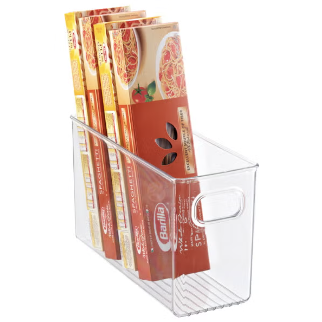 Clear Pantry Bins (Easy for Kids to Use)