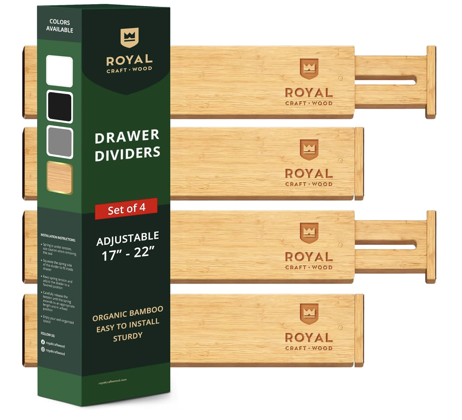 17" - 22" Drawers | $26.99