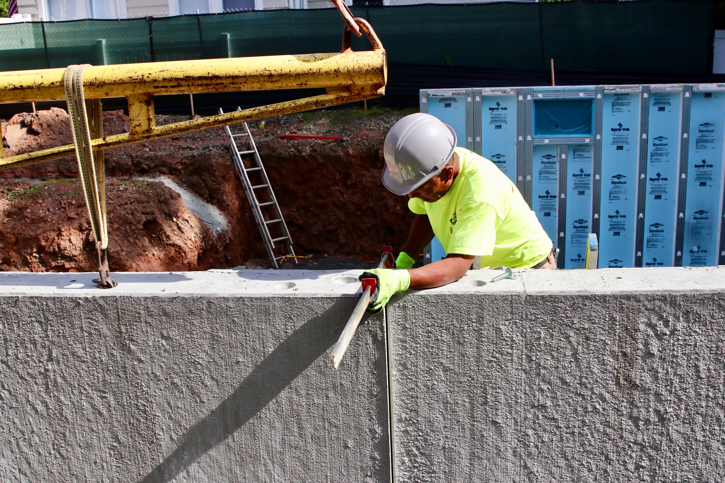 Locking Foundation Sections In Place