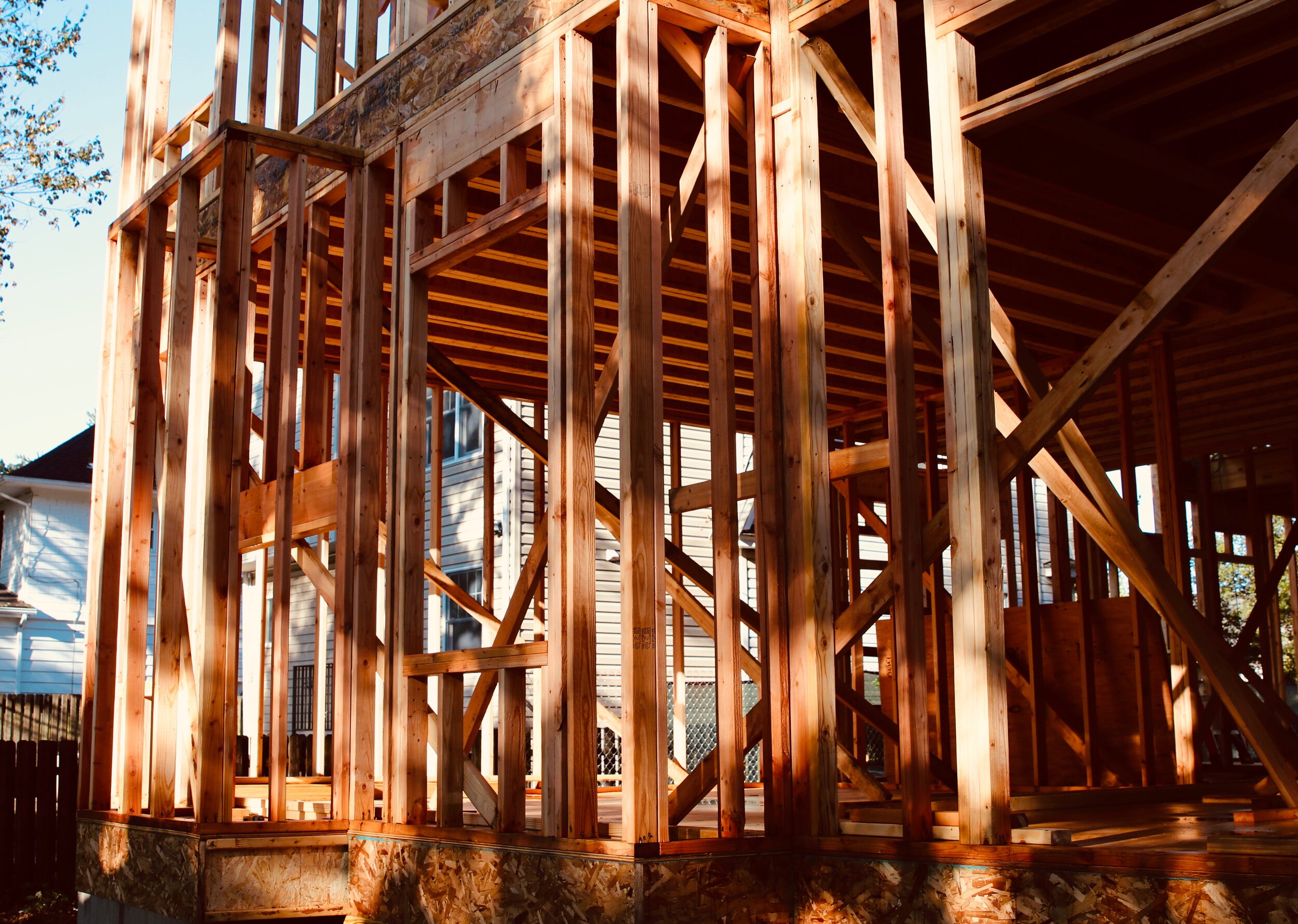 550 Arlington: Framing 